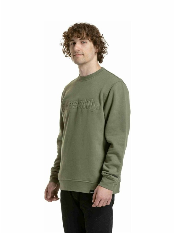 Meatfly Meatfly Herren Sweatshirt Luke Olive | Grün |