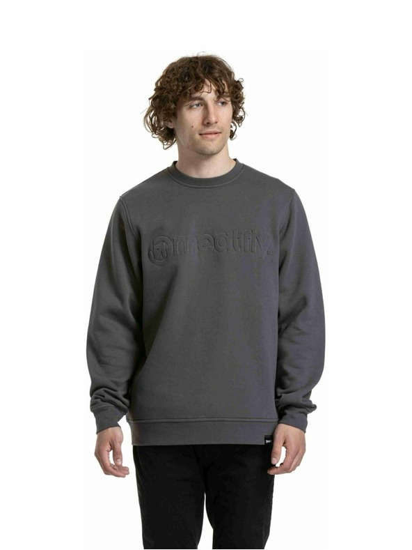 Meatfly Meatfly Herren Sweatshirt Luke Dark Grey | Grau |
