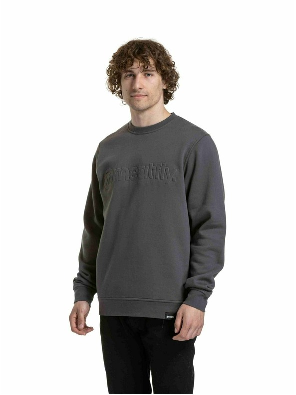 Meatfly Meatfly Herren Sweatshirt Luke Dark Grey | Grau |