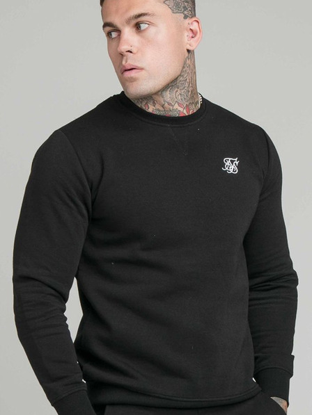 Siksilk Schwarze Herren Sweatshirt SikSilk
