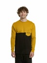 Meatfly Meatfly Herren-Langarmshirt Harvey Senf / Schwarz