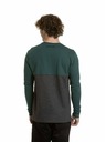Meatfly Meatfly Herren-Langarmshirt Harvey Botanical / Charcoal Heather