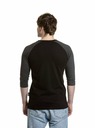 Meatfly Meatfly Herren-Langarmshirt Reagan Raglan Schwarz