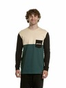 Meatfly Meatfly Herren-Langarmshirt Harvey Sand / Botanical
