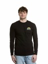Meatfly Meatfly Herren-Langarmshirt Julien Mountains Schwarz