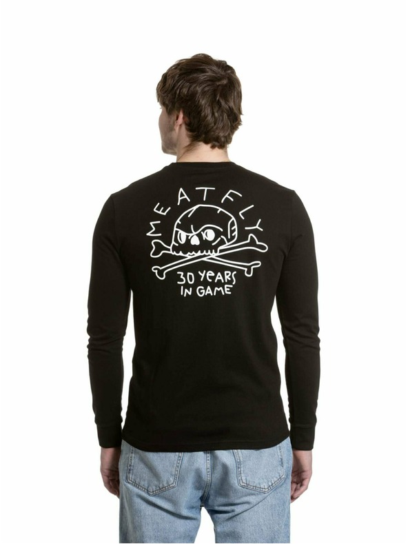 Meatfly Meatfly Herren-Langarmshirt Judgement 30 Schwarz