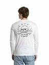Meatfly Meatfly Herren Langarm-T-Shirt Judgement 30 Weiß
