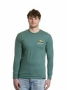 Meatfly Meatfly Herren Langarm-T-Shirt Julien Blaugrün Berge