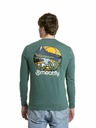 Meatfly Meatfly Herren Langarm-T-Shirt Julien Blaugrün Berge