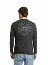 Meatfly Meatfly Herren Langarm-T-Shirt Judgement 30 Holzkohle Meliert | Grau