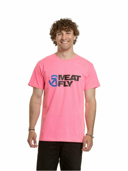 Meatfly Meatfly Herren T-Shirt Revital Neonrosa