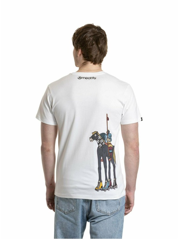 Meatfly Meatfly Herren T-Shirt Horse Weiß