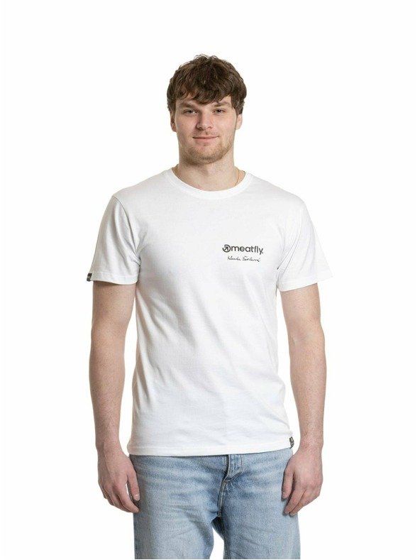 Meatfly Meatfly Herren T-Shirt Horse Weiß