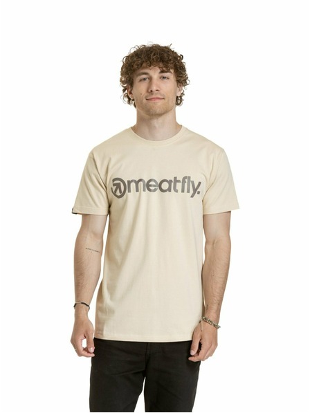 Meatfly Meatfly Herren T-Shirt MF Logo Sand