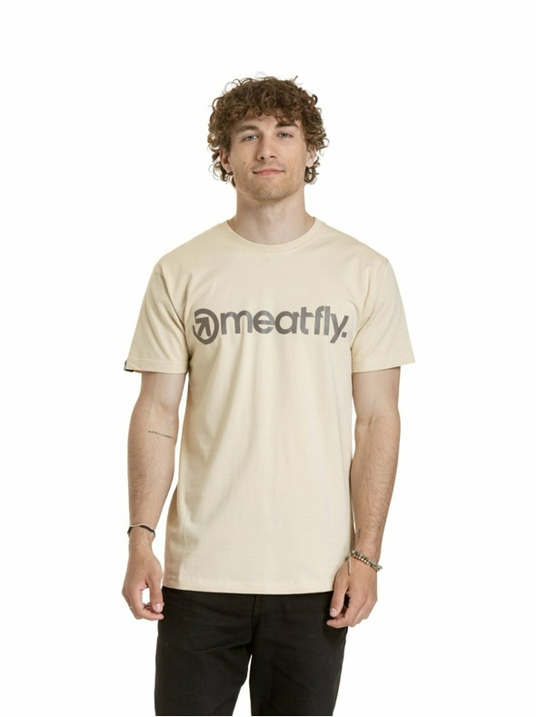 Meatfly Meatfly Herren T-Shirt MF Logo Sand