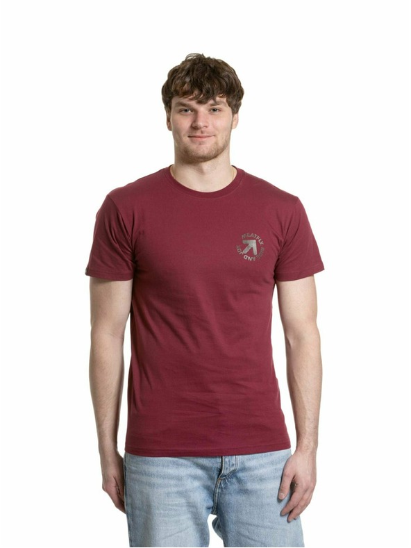 Meatfly Meatfly Herren T-Shirt Arrow Dunkelwein | Rot