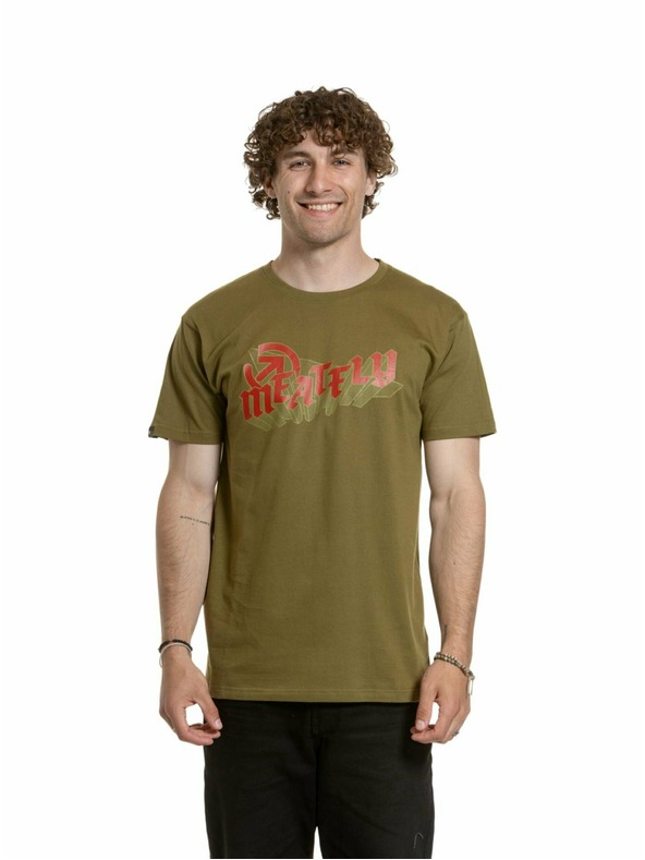 Meatfly Meatfly Herren T-Shirt Matal Khaki Grün