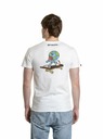 Meatfly Meatfly Herren T-Shirt Planet Weiß