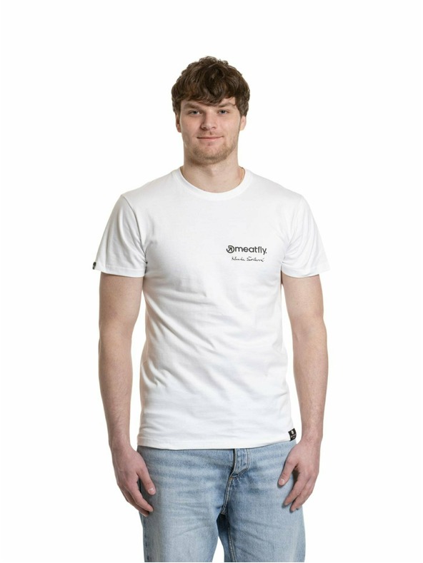 Meatfly Meatfly Herren T-Shirt Planet Weiß