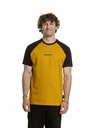 Meatfly Meatfly Herren T-Shirt Ozzy Raglan Mustard / Schwarz