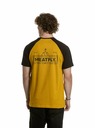 Meatfly Meatfly Herren T-Shirt Ozzy Raglan Mustard / Schwarz
