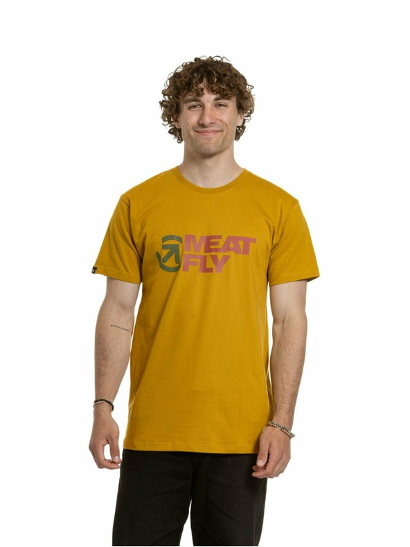 Meatfly Meatfly Herren T-Shirt Revital Mustard