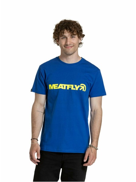 Meatfly Meatfly Herren T-Shirt Logex Royal