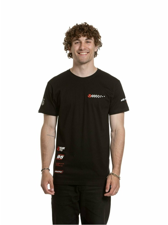 Meatfly Meatfly Herren T-Shirt Furious Schwarz