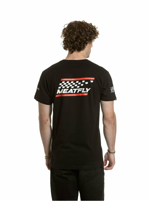 Meatfly Meatfly Herren T-Shirt Furious Schwarz