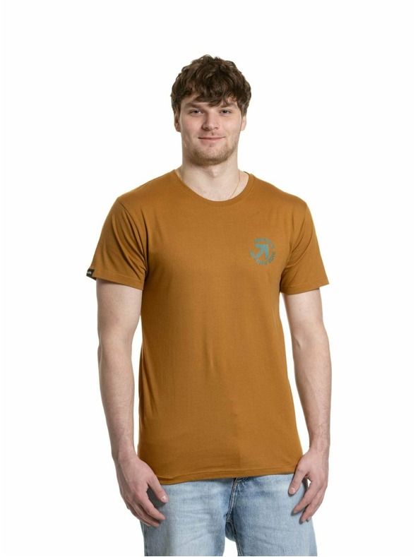 Meatfly Meatfly Herren T-Shirt Arrow Gold Braun | Braun