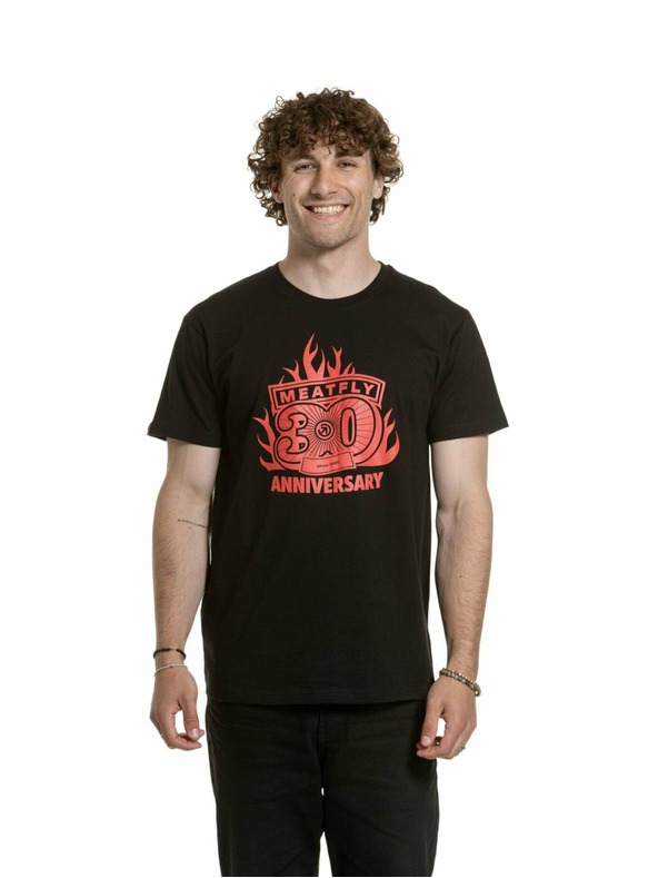 Meatfly Meatfly Herren T-Shirt Flame Schwarz