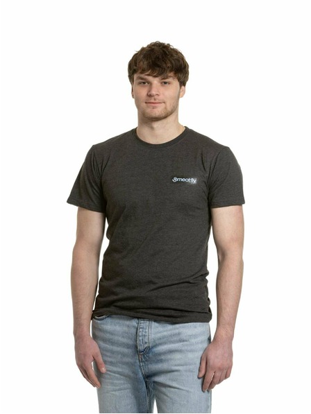 Meatfly Meatfly Herren T-Shirt Cosmic Charcoal Meliert