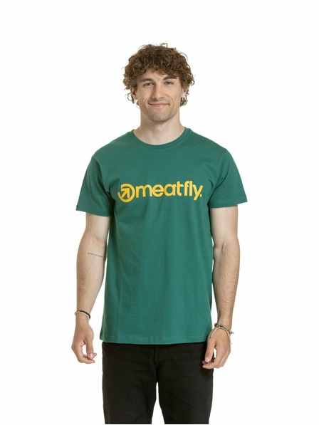 Meatfly Meatfly Herren T-Shirt MF Logo Waldgrün