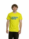 Meatfly Meatfly Herren T-Shirt Revital Sicherheitsgelb