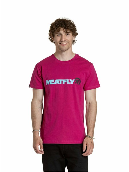 Meatfly Meatfly Herren T-Shirt Logex Dunkel Violett