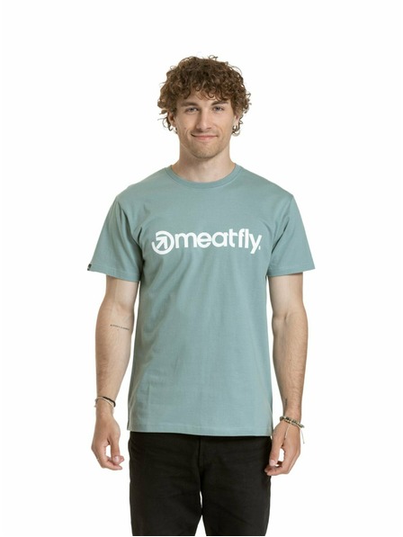 Meatfly Meatfly Herren T-Shirt MF Logo Pastellmint