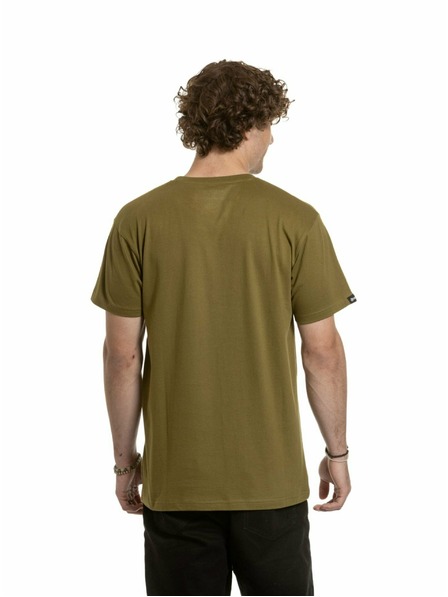 Meatfly Meatfly Herren T-Shirt Revital Khaki Grün