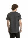 Meatfly Meatfly Herren T-Shirt Gestreiftes Logo Mystisches Grau | Grau