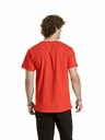 Meatfly Meatfly Herren T-Shirt Gestreiftes Logo Hellrot | Rot