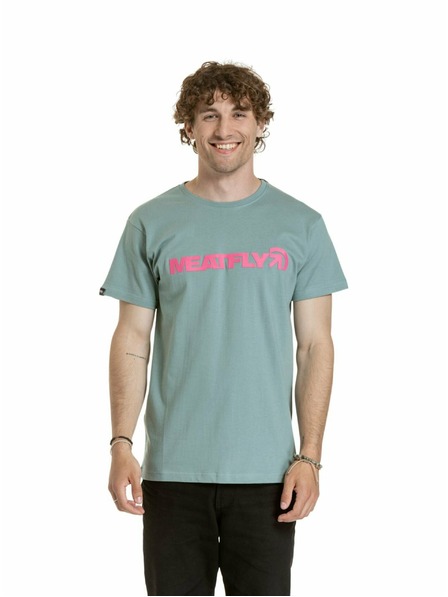 Meatfly Meatfly Herren T-Shirt Logex Pastellmint