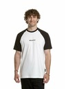 Meatfly Meatfly Herren T-Shirt Ozzy Raglan Weiß / Schwarz