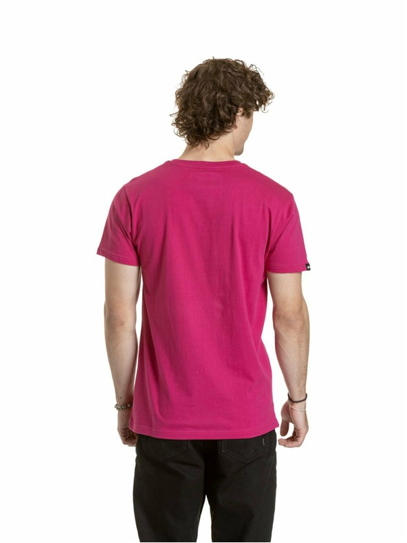 Meatfly Meatfly Herren T-Shirt Gestreiftes Logo Dunkel Violett