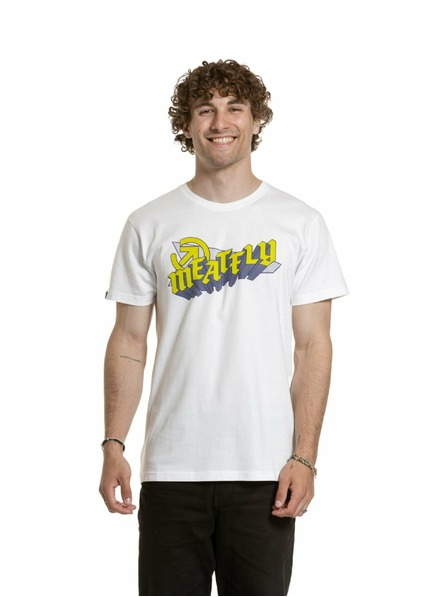 Meatfly Meatfly Herren T-Shirt Matal Weiß