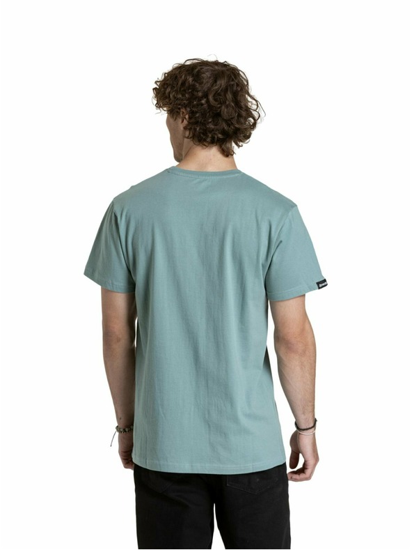 Meatfly Meatfly Herren Shirt Gestreiftes Logo Pastellmint