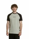 Meatfly Meatfly Herren Shirt Ozzy Raglan Moosgrün / Schwarz