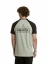 Meatfly Meatfly Herren Shirt Ozzy Raglan Moosgrün / Schwarz