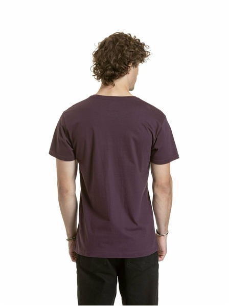 Meatfly Meatfly Herren Shirt MF Logo Schwarzbeere