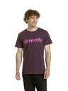 Meatfly Meatfly Herren Shirt MF Logo Schwarzbeere