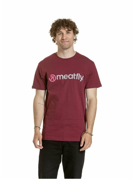 Meatfly Meatfly Herren Shirt Joe Dunkelwein | Rot