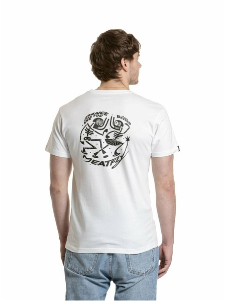 Meatfly Meatfly Herren Shirt Keke Dance Weiß